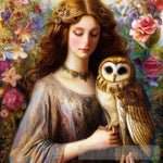 Mother Of Owls Portrait Ai Art