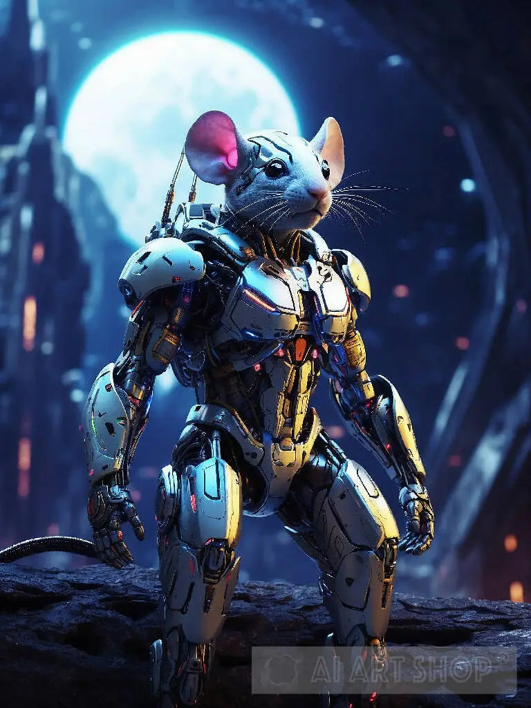 Cyborgh Mouse Mouse in cyborg body #2