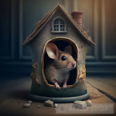 Mouse In The House Animal Ai Art