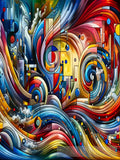 متاهه Abstract Ai Art