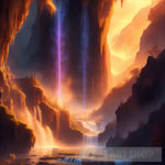 Multiverse Waterfall Fantasy Art Nature Ai