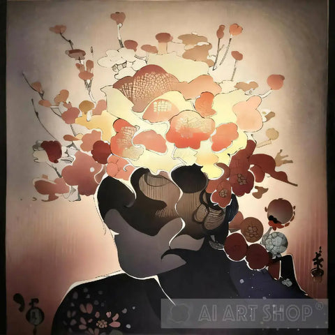 Mushroom Head Ai Artwork