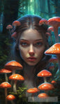 Mushroom Princess Portrait Ai Art
