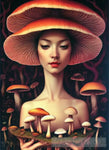 Mushroom Queen Ai Artwork