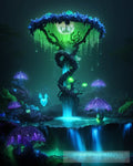 Mushroomic Tree Ai Artwork