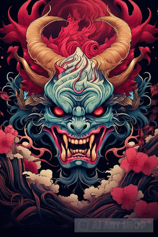 Mystical Oni Demon Collection 3 Ai Artwork