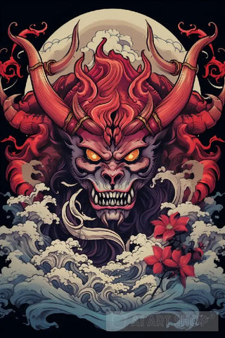 Mystical Oni Demon Collection 7 Ai Artwork