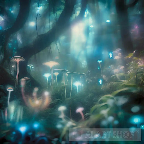 Mystical Woods Nature Ai Art