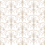 Six Elegant Victorian Swirl Damask seamless pattern — Transparent Background