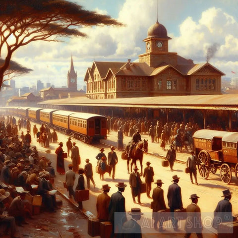 Nairobi 1905 Impressionism Ai Art