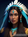 Native American Women Ai Artwork