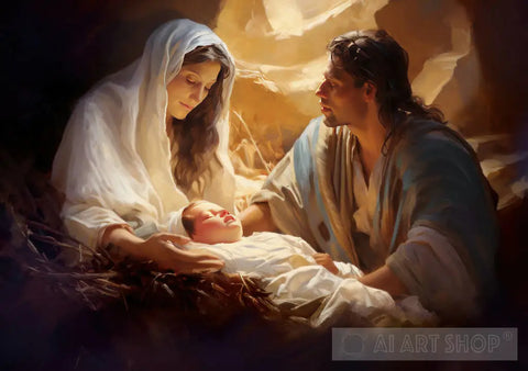 Nativity Ai Painting