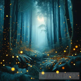 Nature Ai Art - Magical Moonlit Forest