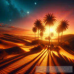 Nature Ai Art - Surreal Desert Oasis