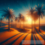 Nature Ai Art - Surreal Desert Oasis