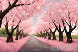 Nature Ai Art - Whimsical Cherry Blossom Art