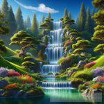 Nature Ai Painting - A Serene Landscape Art