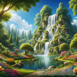 Nature Ai Painting - A Serene Landscape Art