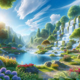 Nature Ai Painting - A Serene Landscape Art