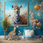 Natures Elegance: A Graceful Portrait Of A Deer In The Wilderness Animal Ai Art