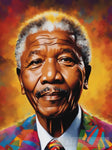 Nelson Mandela Ai Painting