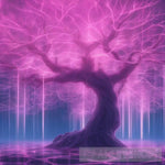 Neon Arboreal Dreamscape - Surreal Ai Art Surrealism