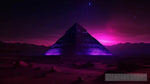 Neon Pyramids Architecture Ai Art