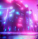 Neonpink Cyberhotel Ai Artwork