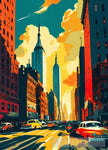 New York York. Landscape Ai Art