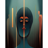 Stunning Abstract Face Art for Modern Living Spaces