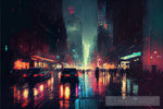 Nigh Time Street 92 Impressionism Ai Art