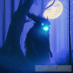 Night Forest Guardian - The Eldritch One Ai Artwork