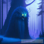 Night Forest Horror The Useful One Ai Artwork