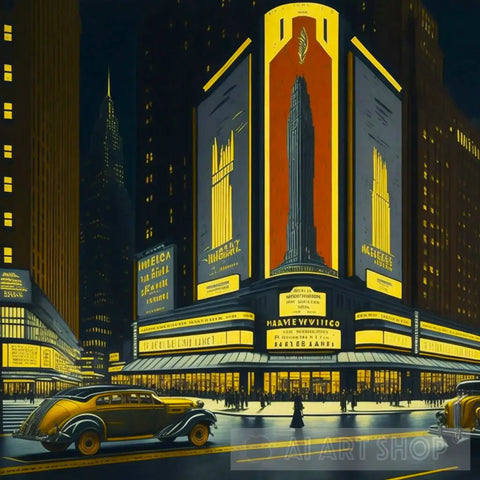 Nyc Art Deco 2 Ai Artwork