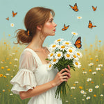 Daisy Meadow Elegance Art