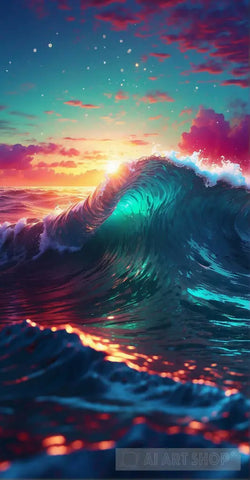 Ocean Designed Ai Artwork