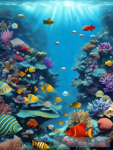 Ocean Life Ai Artwork