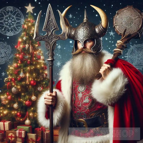 Odin Claus Ai Artwork