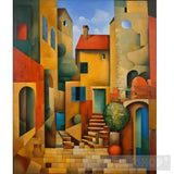 Of A Street Scene Ai Artwork