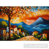 Of A Street Scene Ai Artwork