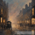 Old London City Landscape Ai Art