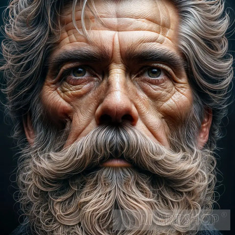 Old Man Modern Ai Art