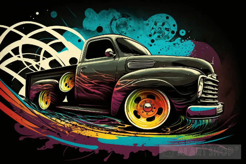 Old School Truck! Ai Artwork