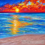 Olpenting Method Magical Sunset Beach With Soothing Sounds Landscape Ai Art