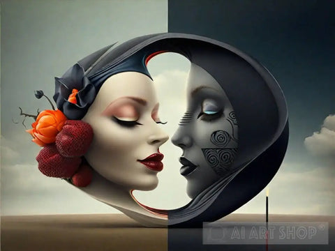 Opposites Attract Ai Artwork
