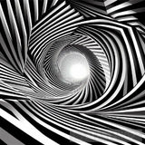 Optical Illusion In Black And White Ai Artwork