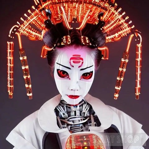 Orange Clan Kabuki Principal Actress Ai Artwork