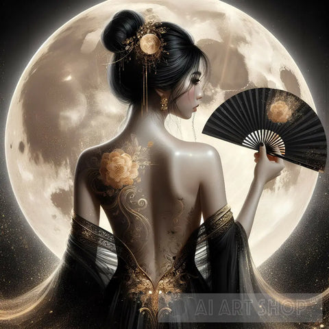 Oriental Beauty Ai Artwork