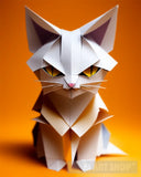 Origami Cats Contemporary Ai Art