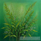 Original Landscape Plants Oil Painting # 29 Ai Art
